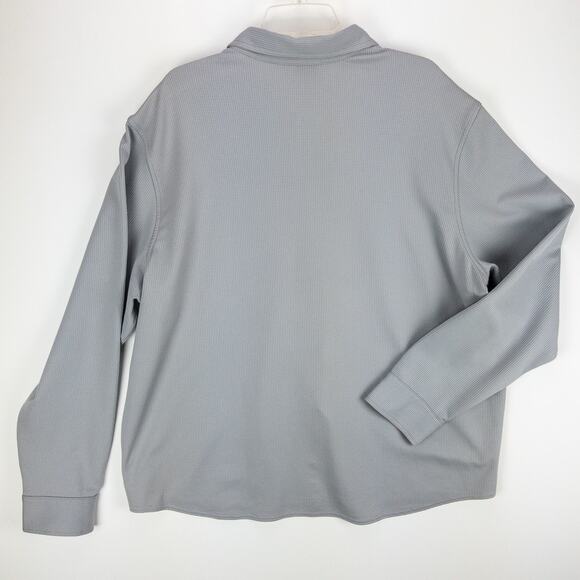 REI Co-Op Shirt Men's Size 2XL Long Sleeve Button Up Gray Polyester Blend - Picture 9 of 11